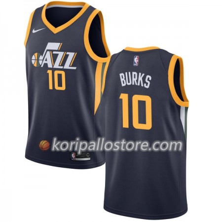 Utah Jazz Alec Burks 10 Nike 2017-18 Navy Miesten Pelipaidat Swingman 